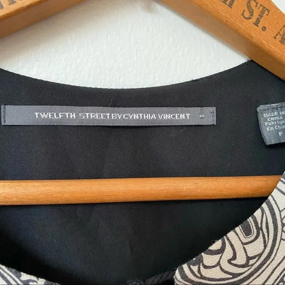 Twelfth Street by Cynthia Vincent Tassel Tie A-Line Dress Size Small - Picture 7 of 15